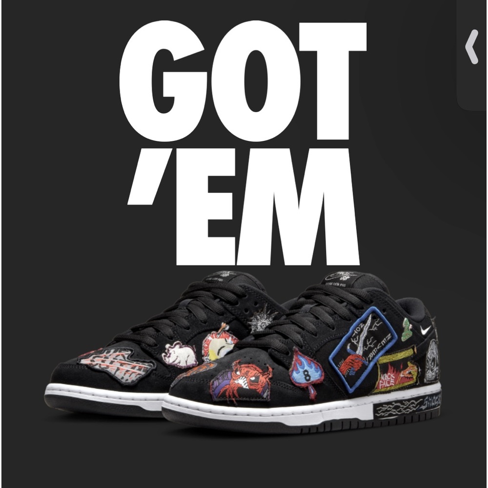 Nike dunk low sb neckface